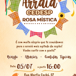 Arraiá Rosa Mística 05/07